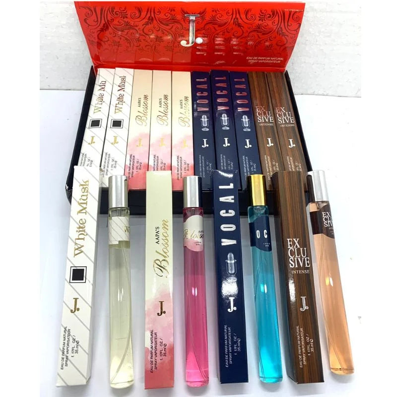 J. Pen Perfume Testers Pack of 5 Without Box